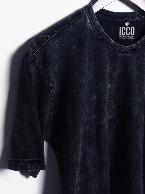 Dark Stone * ACID WASH OVERSIZED TEES #4