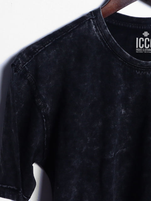 Dark Stone * ACID WASH OVERSIZED TEES #4