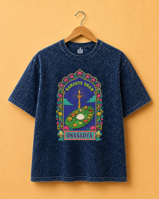 PRINTED * ACID WASH OVERSIZED TEES #7