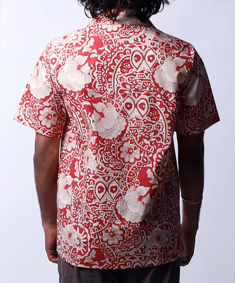 पलाश - Cuban Collar Printed Shirt #6