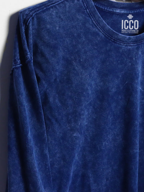 Rustic Indigo * ACID WASH OVERSIZED TEES #1