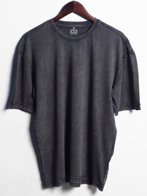 Carbon Acid * ACID WASH OVERSIZED TEES #2