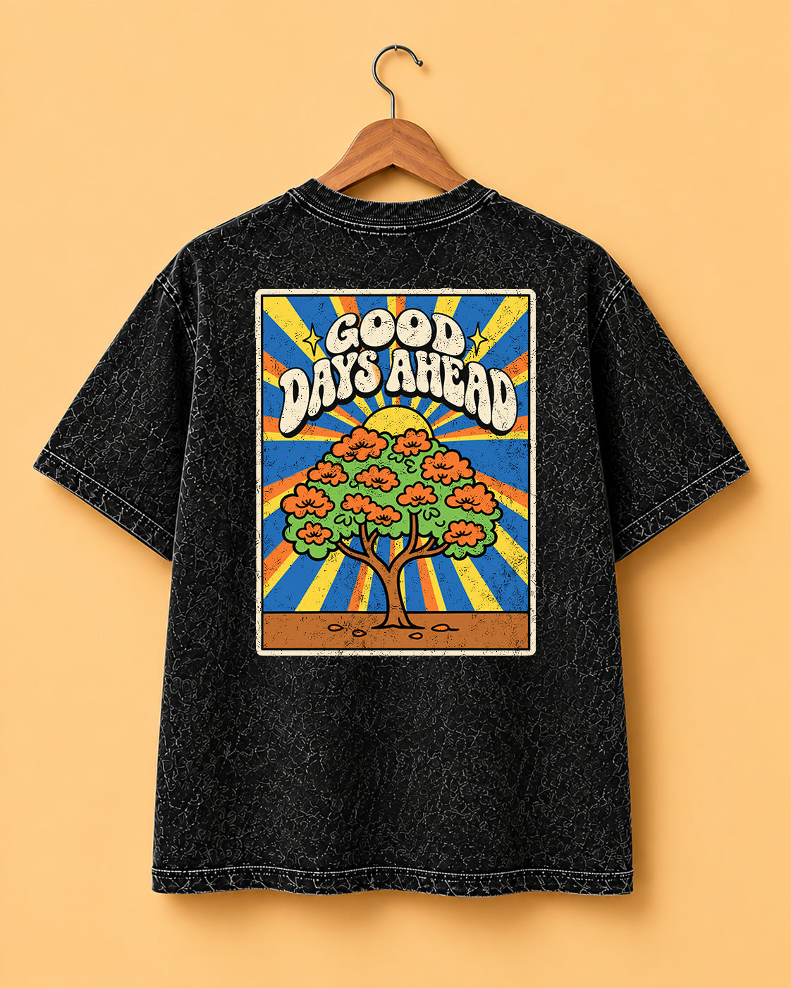 PRINTED * ACID WASH OVERSIZED TEES #15