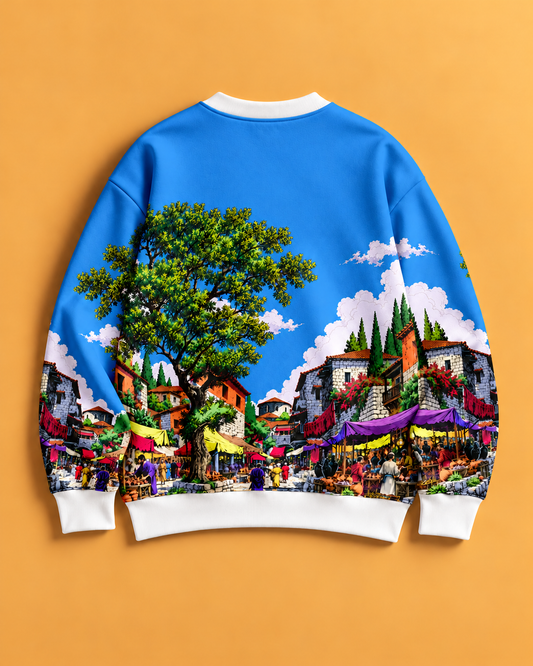 Azure Bazaar Printed Sweatshirt #10