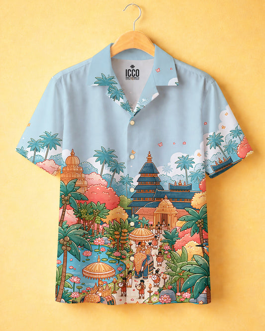 Thamara Bloom - Cotton Printed Cuban Shirt #17