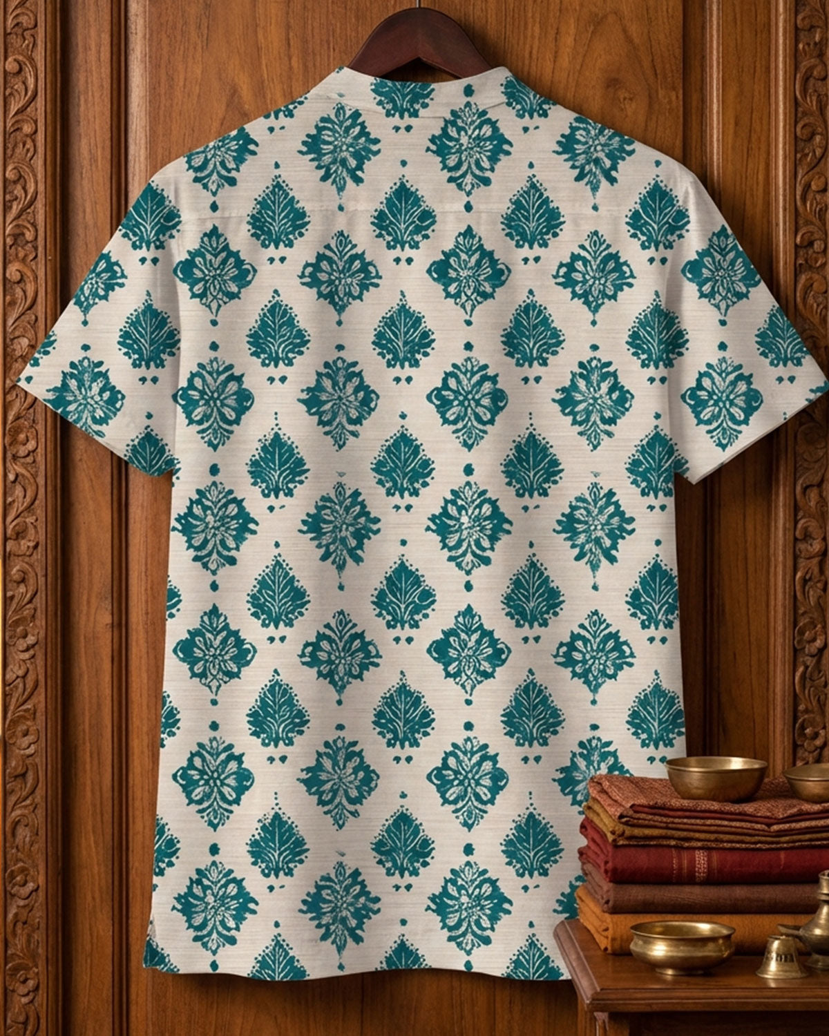 Royal * Cotton Printed Kurta Shirt #1