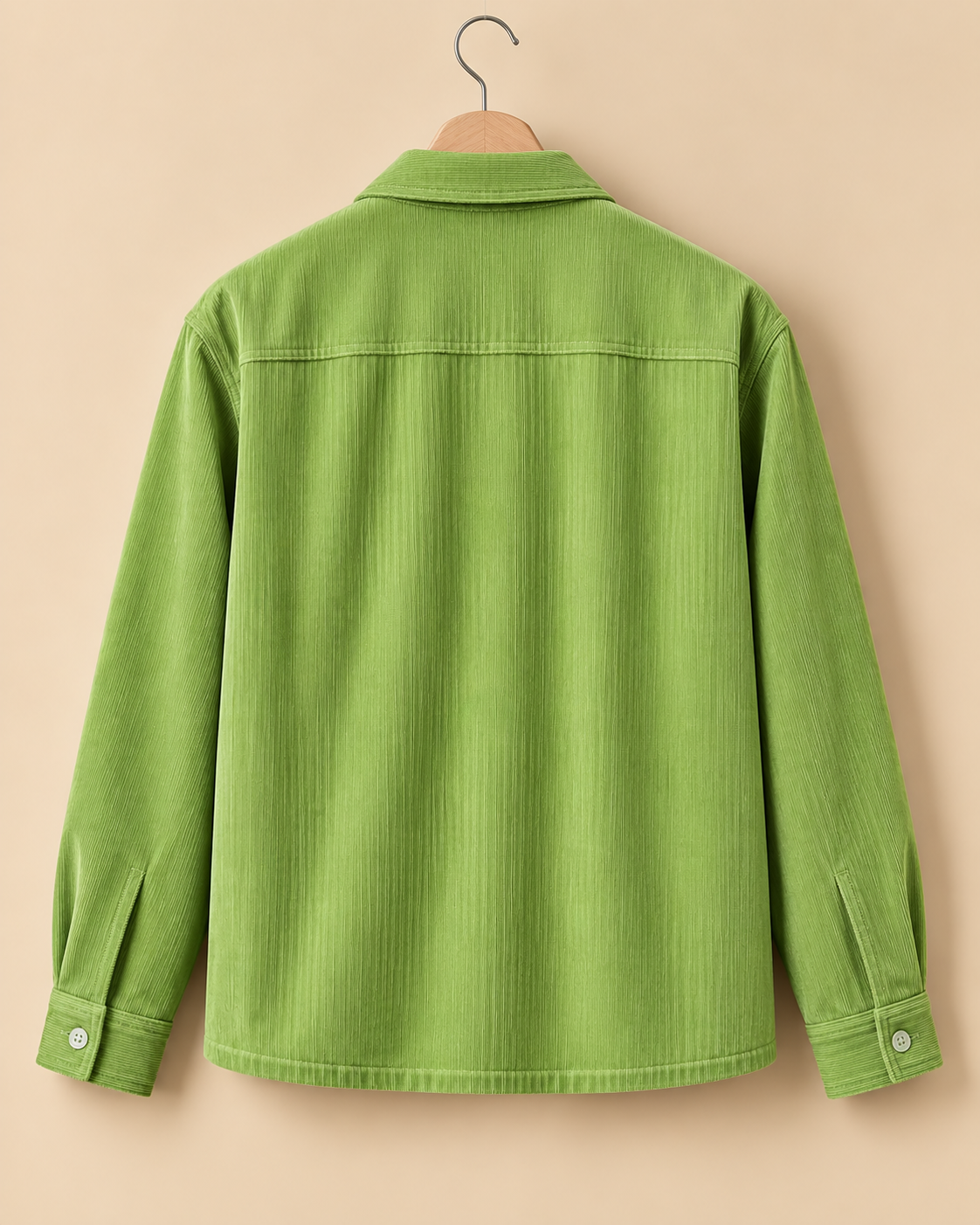 Meadow Green* Corduroy Zipper Shirt #5