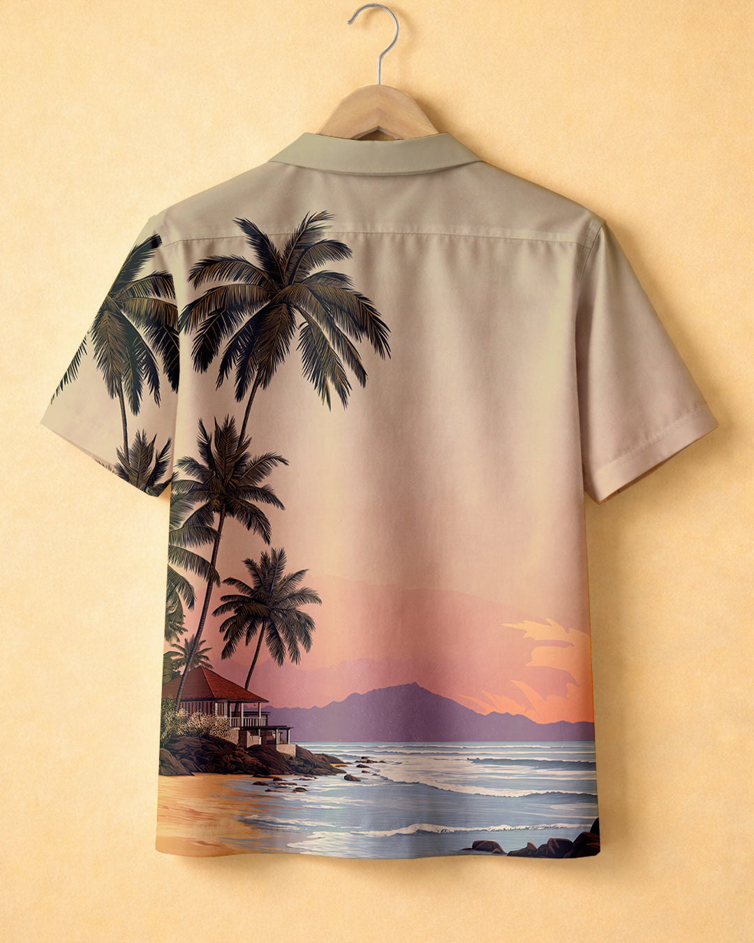 Palm Horizon * Cotton Printed Shirt #19