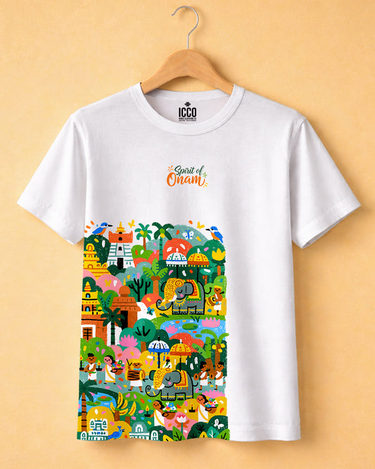 Kasavu Gold - Cotton Printed Tee #18
