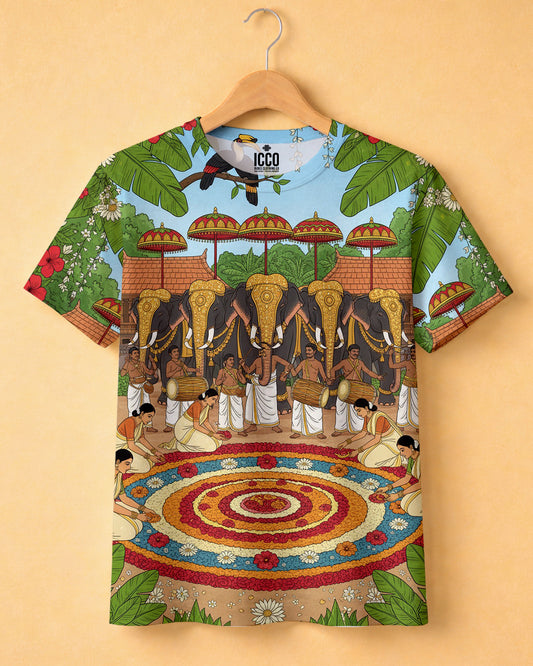 Thiruvonam Glow - Cotton Printed Tee #20