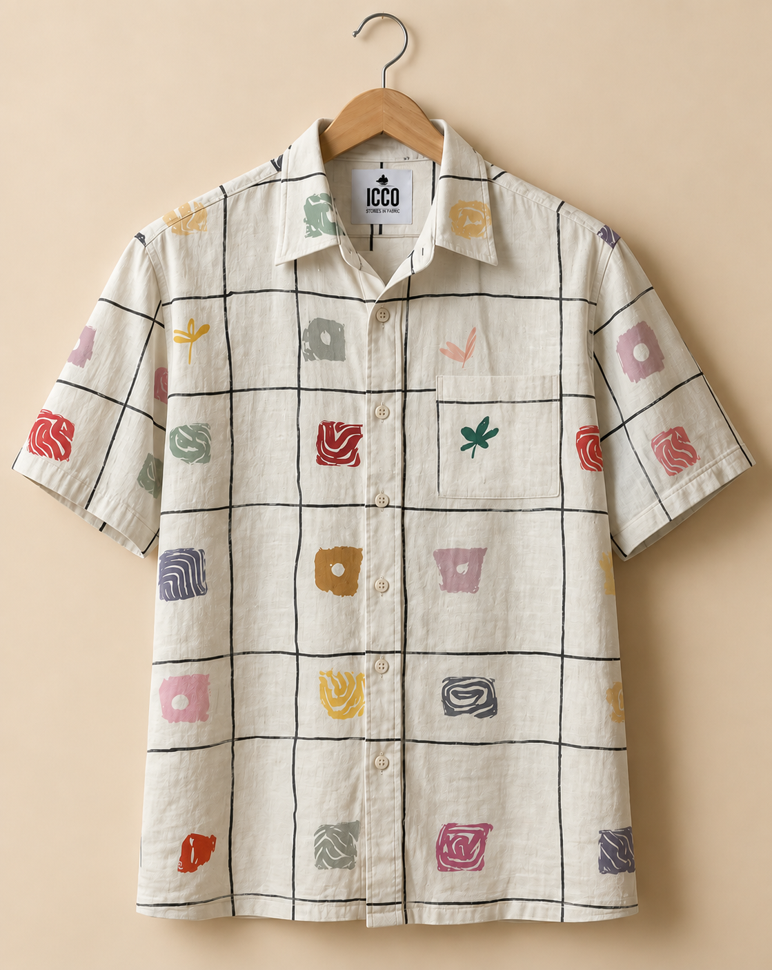 Rangrekha-Cotton Printed Shirt #22
