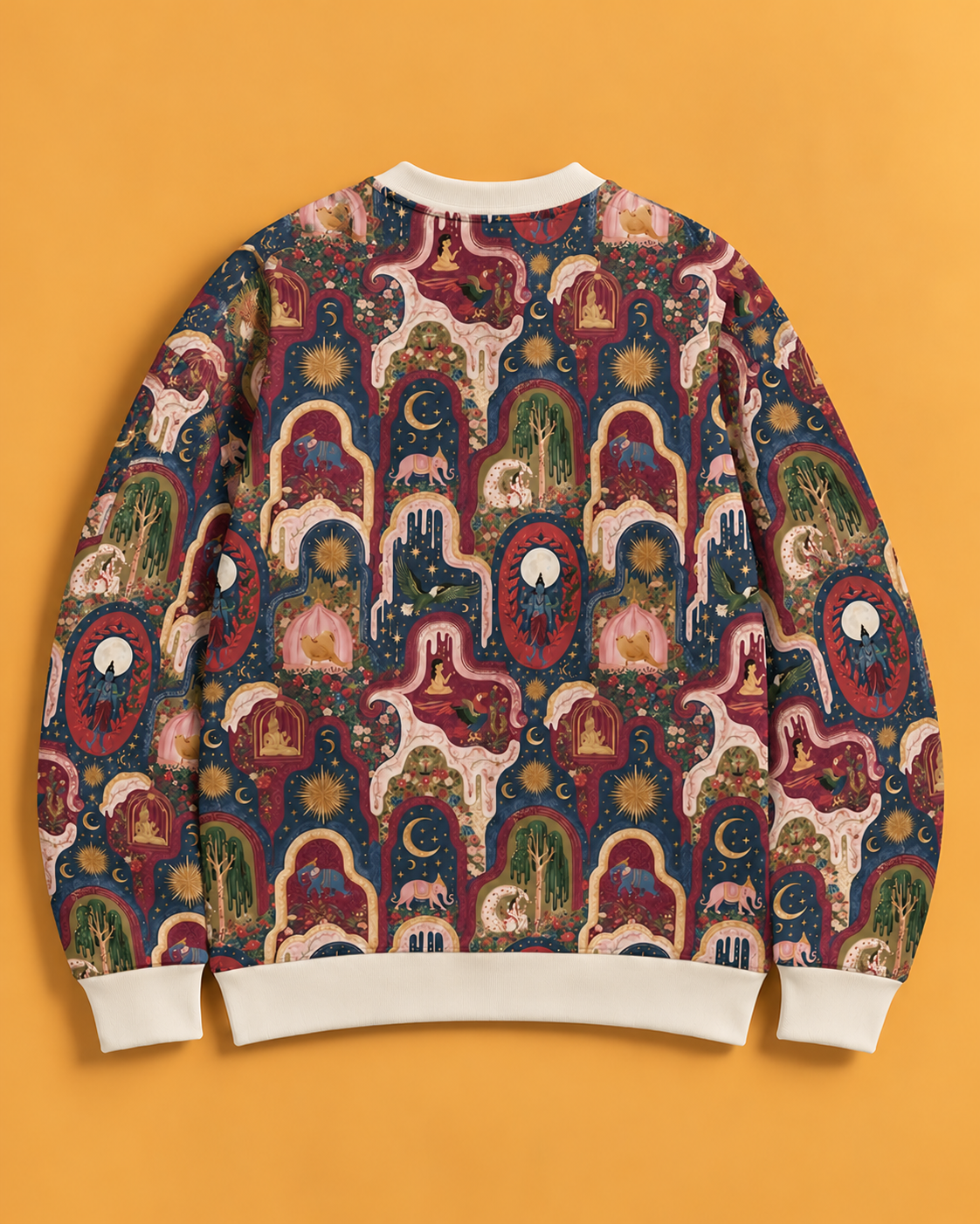 Moonlit Mahal Printed Sweatshirt #8