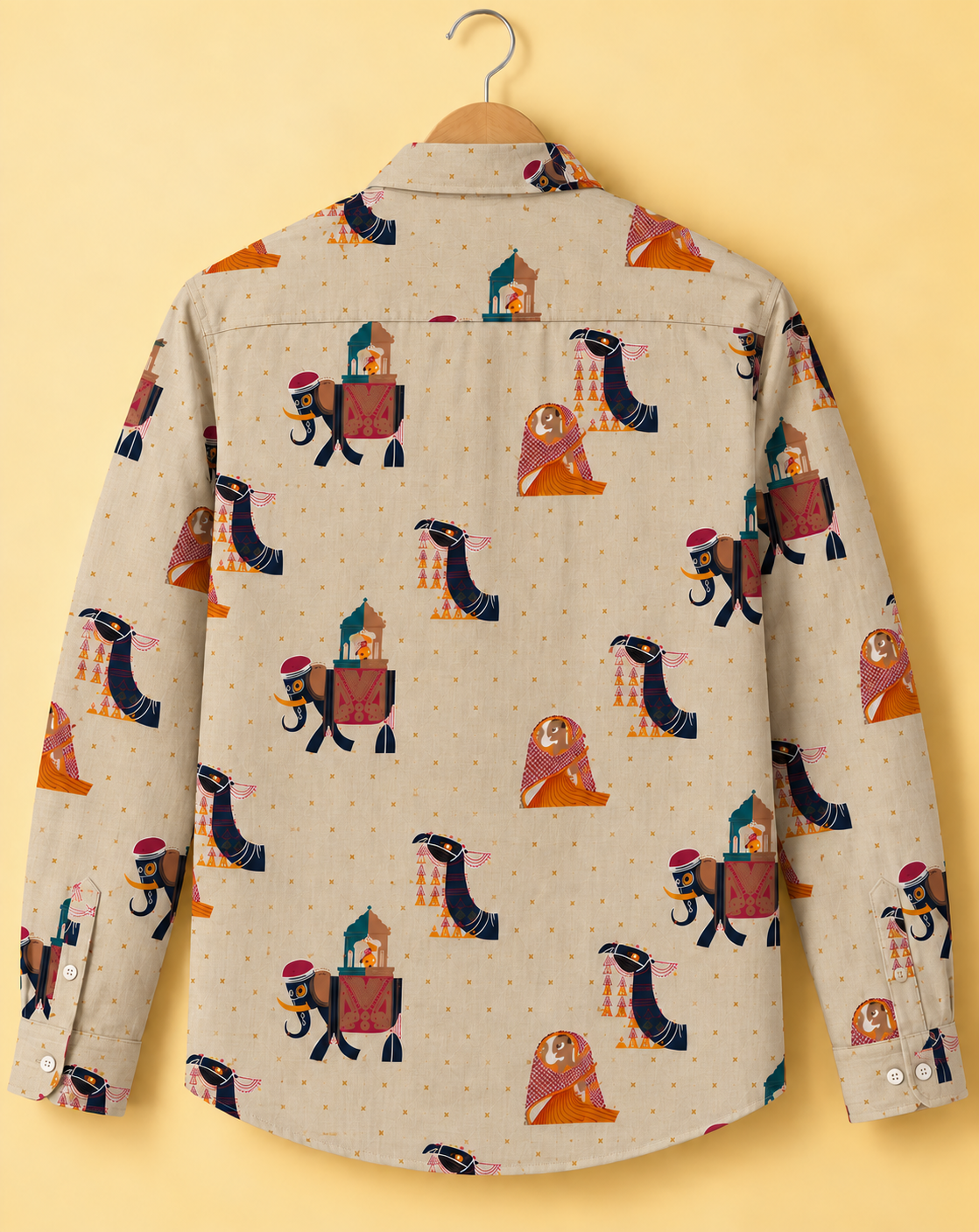 Folk Procession* Printed Shirt #25