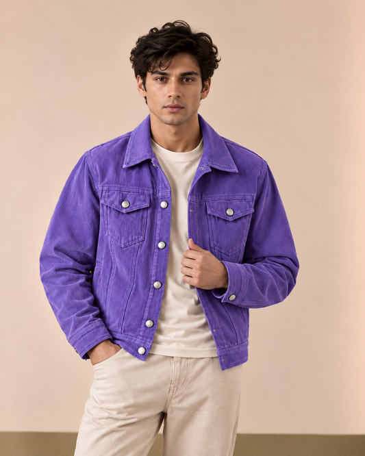 Jamuni* Corduroy Trucker Jacket#1