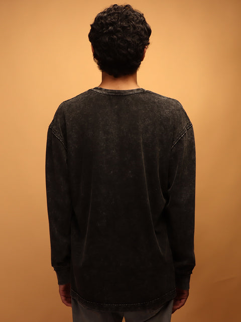 Dark Wave * ACID WASH SWEATSHIRT #8