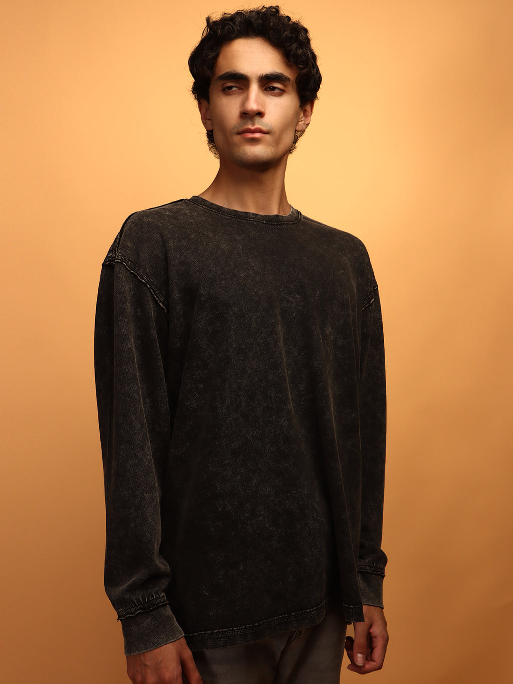 Dark Wave * ACID WASH SWEATSHIRT #8