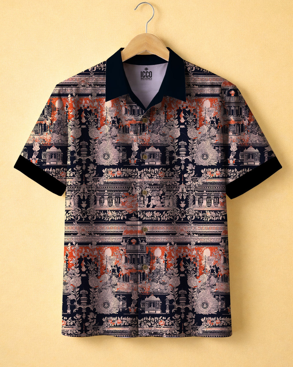 Midnight Bloom * Cotton Printed Shirt #16
