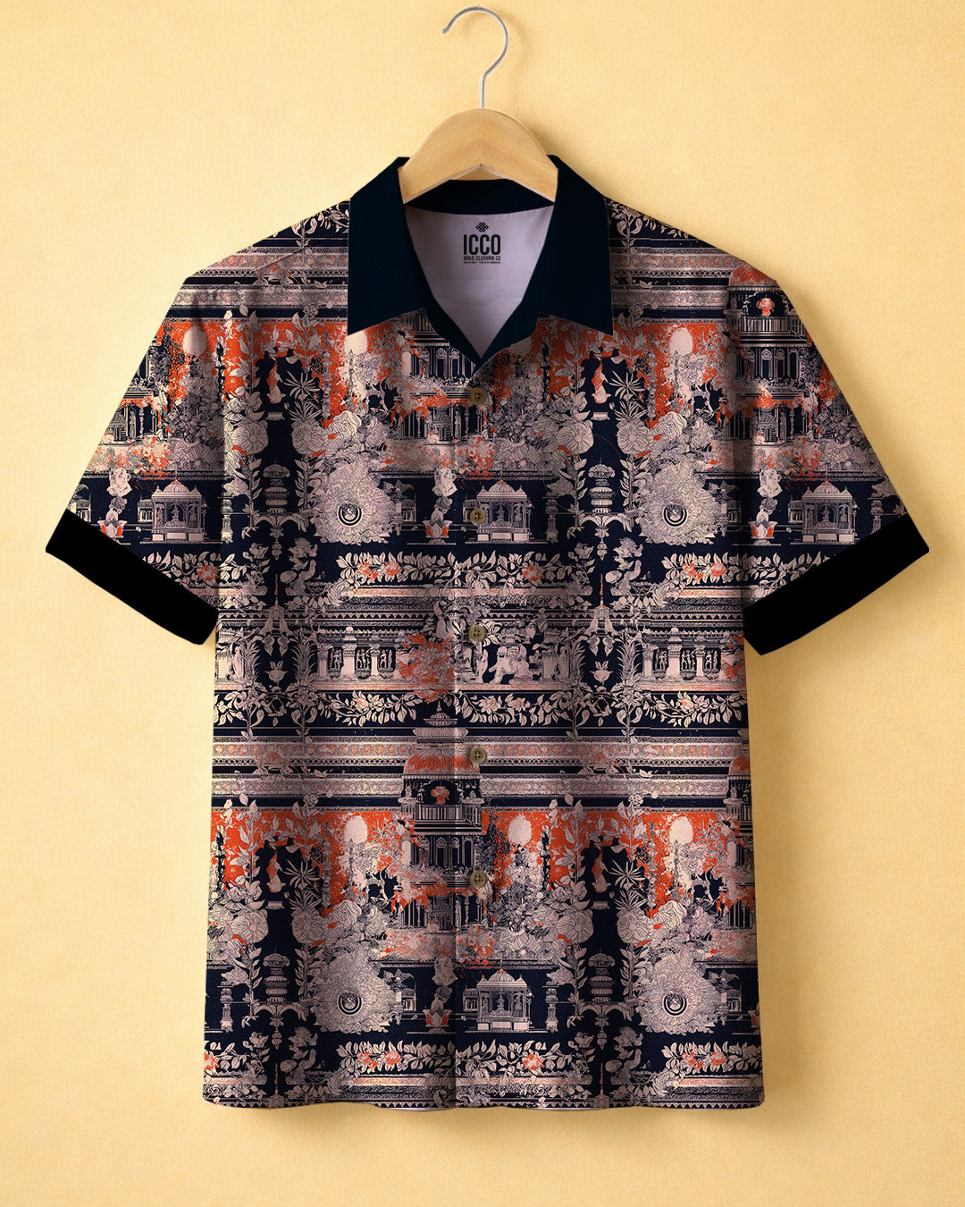 Midnight Bloom * Cotton Printed Shirt #16