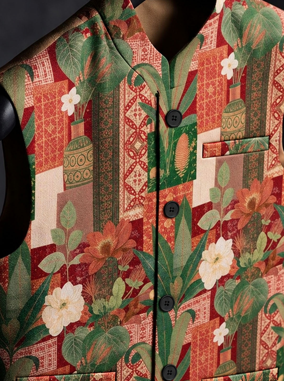Mehr* Printed Waist Coat#104