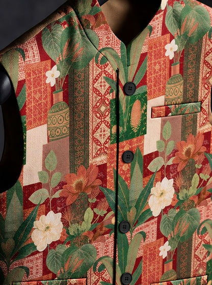 Mehr* Printed Waist Coat#104