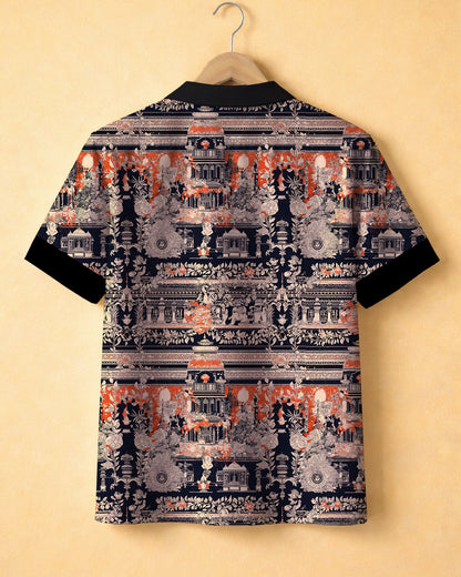 Midnight Bloom * Cotton Printed Shirt #16