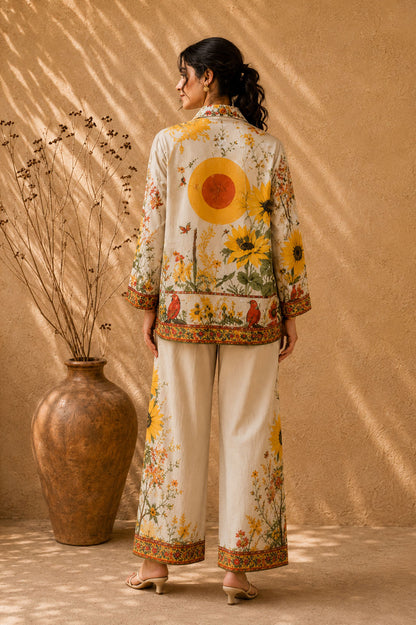 Rabeea * Women's Floral Printed Premium Co-ord Set #1