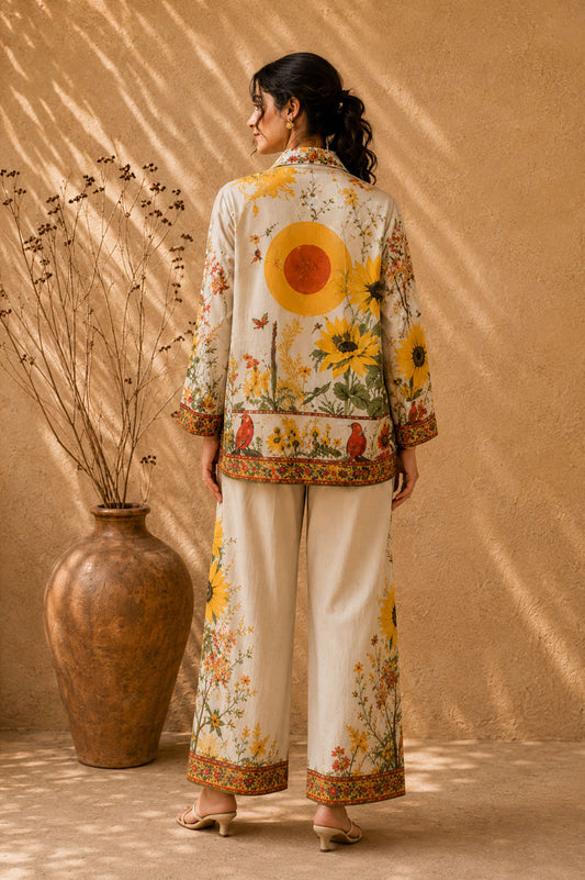 Rabeea * Women's Floral Printed Premium Co-ord Set #1
