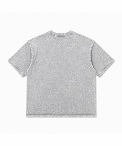 PRINTED * ACID WASH OVERSIZED TEES #8