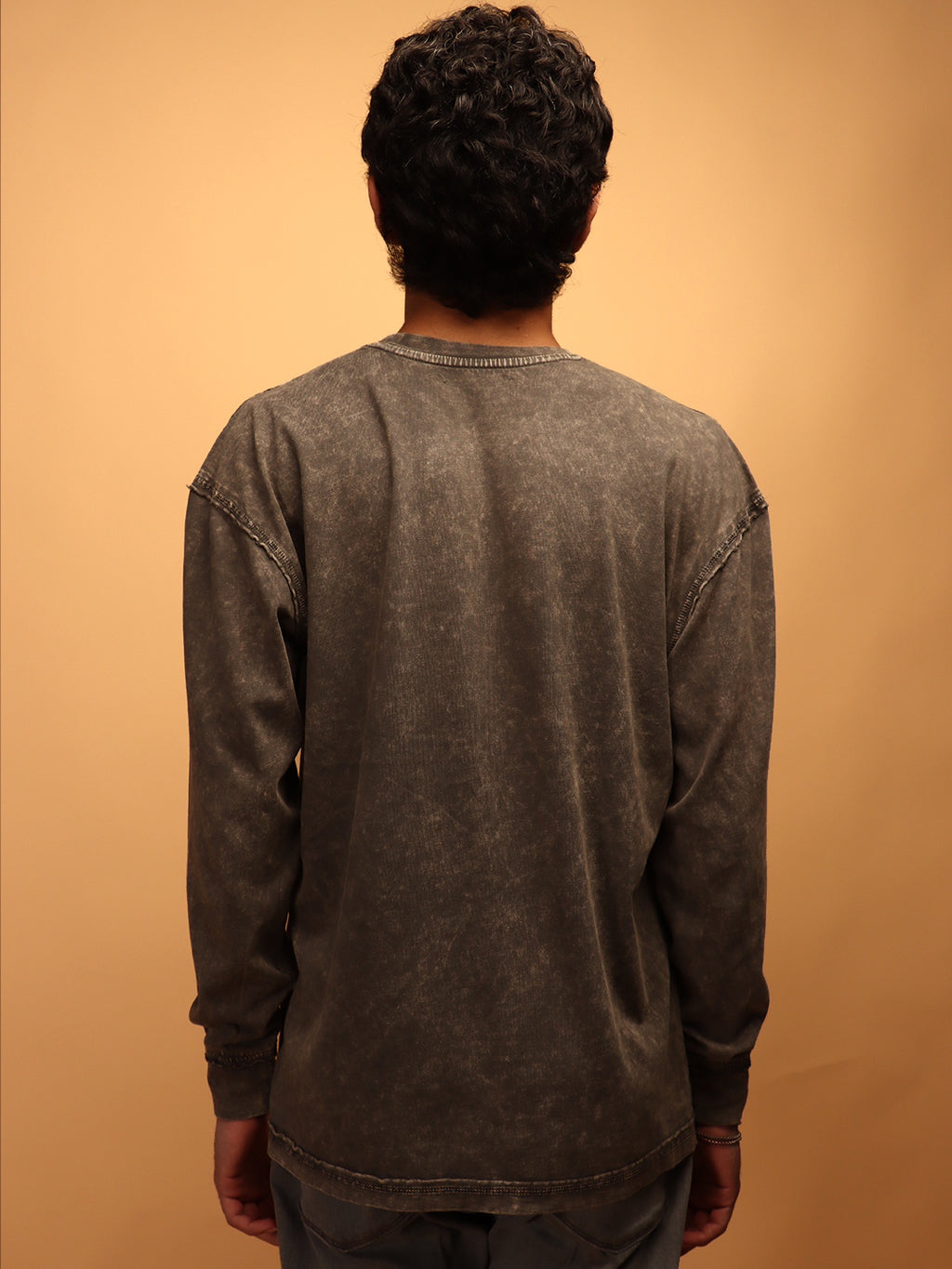 Charcoal  * ACID WASH SWEATSHIRT #6