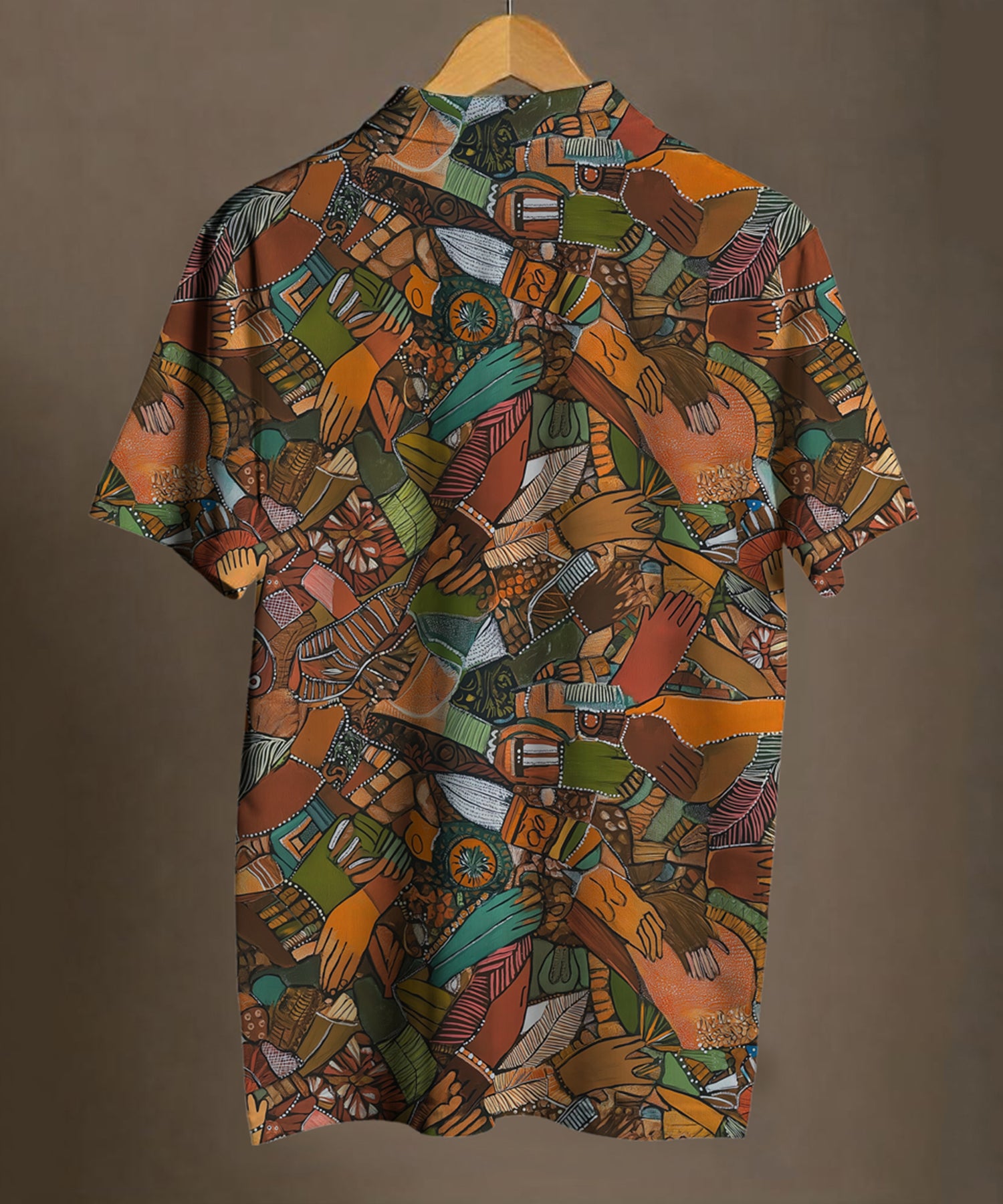 Lok Kala - Cotton Printed Polo Tee #2