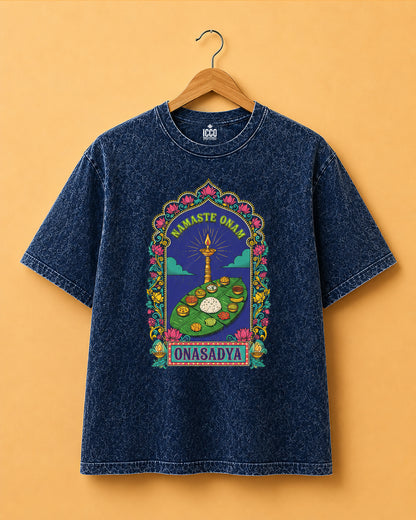 PRINTED * ACID WASH OVERSIZED TEES #7
