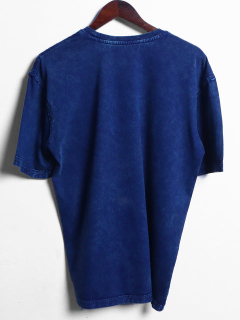 Rustic Indigo * ACID WASH OVERSIZED TEES #1