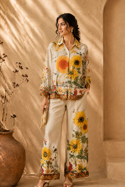 Rabeea * Women's Floral Printed Premium Co-ord Set #1