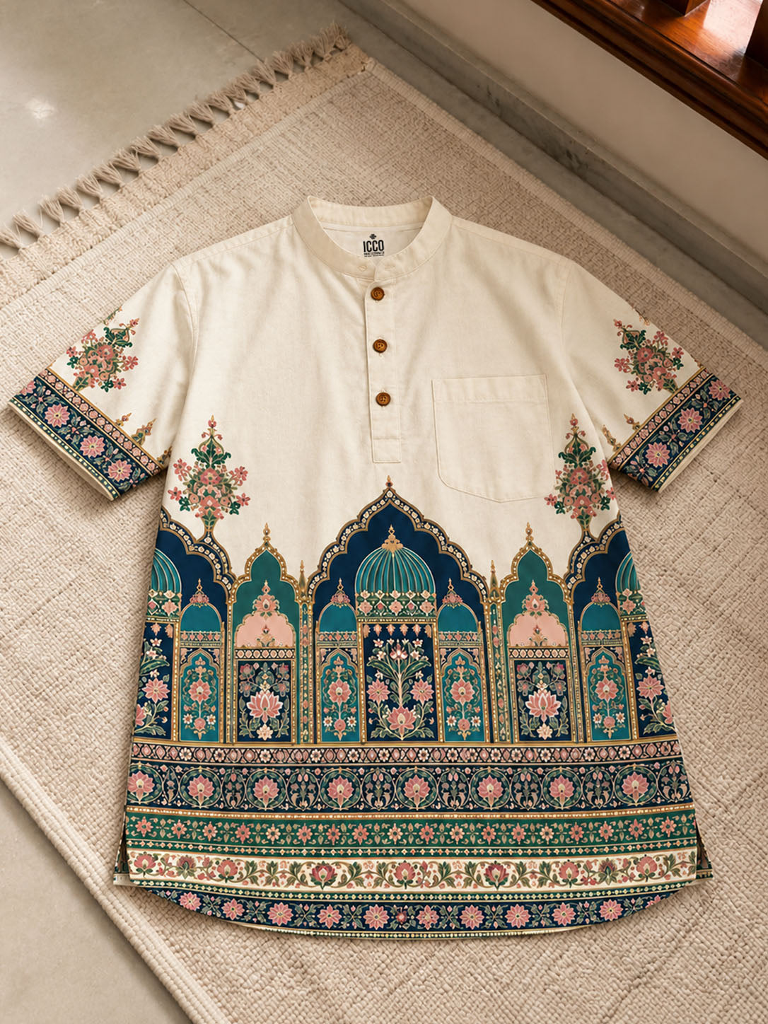 Mehrang* Cotton Printed Kurta Shirt #11