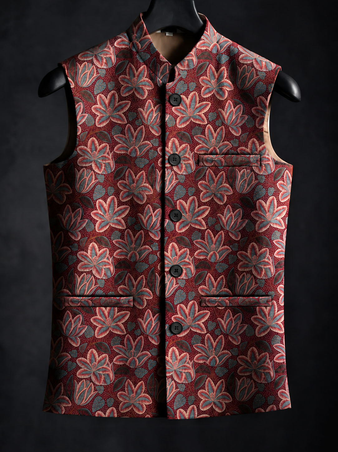 Gulnaar* Printed Waist Coat#101