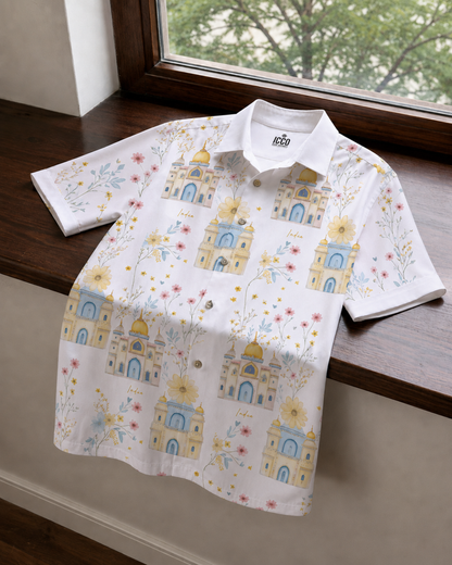 Coronal * Cotton Printed Shirt #17