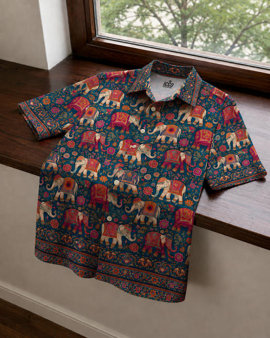 Chronicle - Cotton Printed Cuban Shirt #10