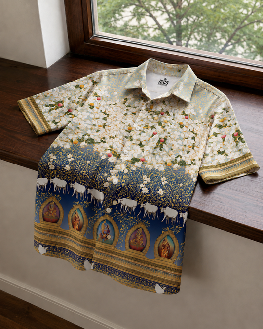 Aarya - Cotton Printed Cuban Shirt #11