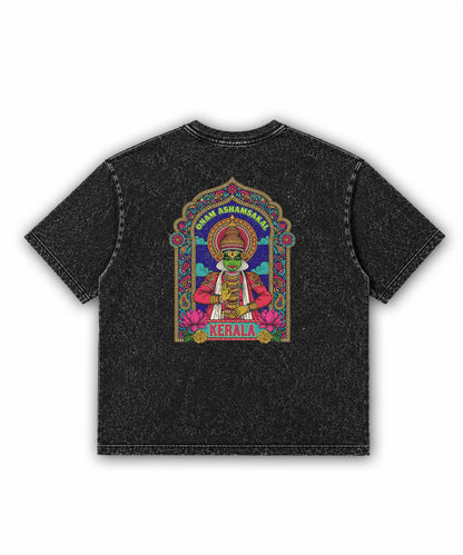 PRINTED * ACID WASH OVERSIZED TEES #10