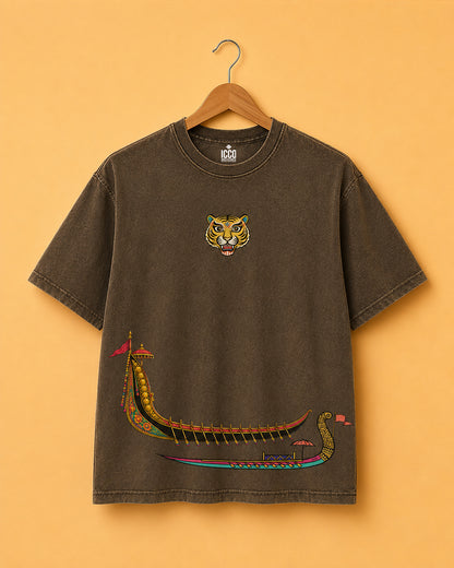 PRINTED * ACID WASH OVERSIZED TEES #12