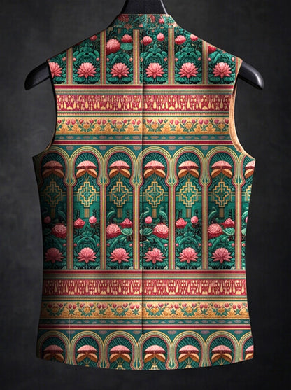 Aranya* Printed Waist Coat#103