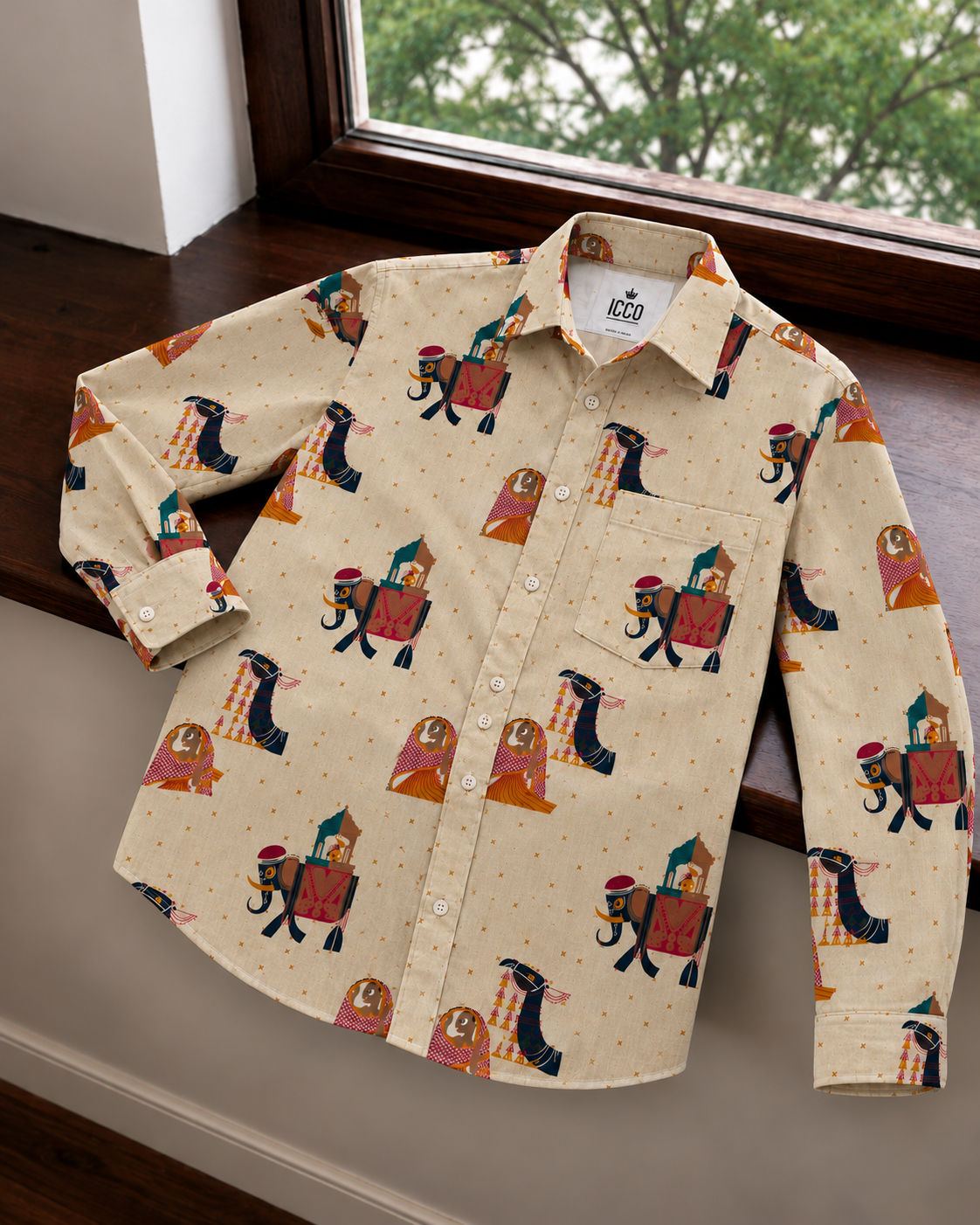 Folk Procession* Printed Shirt #25