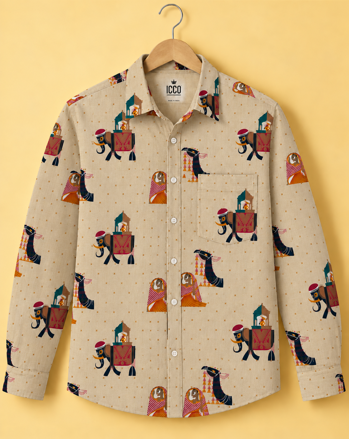 Folk Procession* Printed Shirt #25