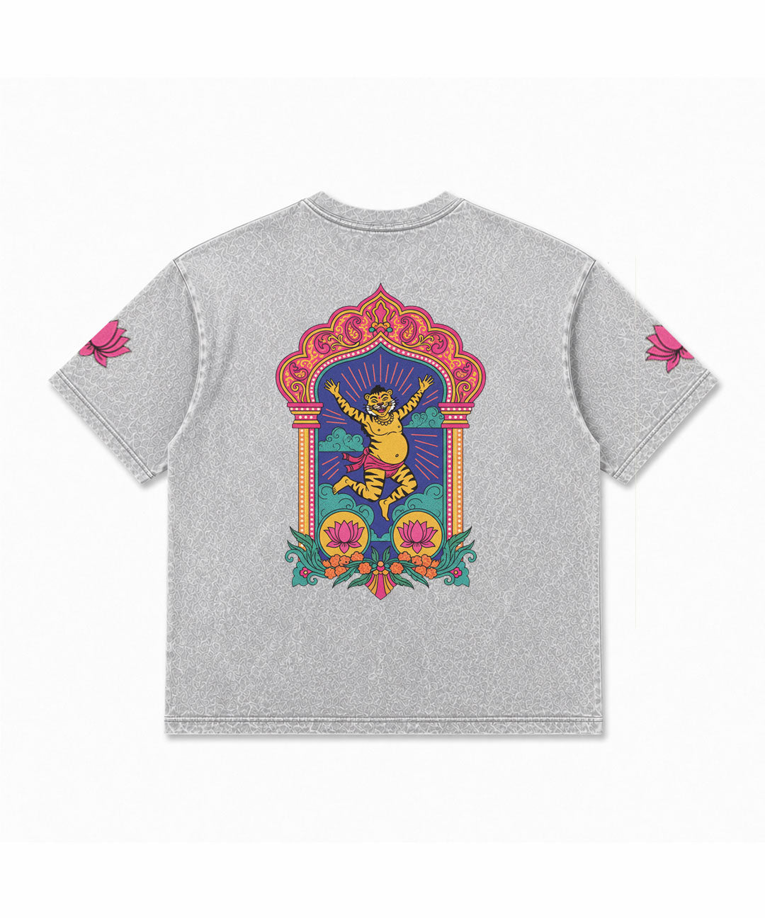 PRINTED * ACID WASH OVERSIZED TEES #11