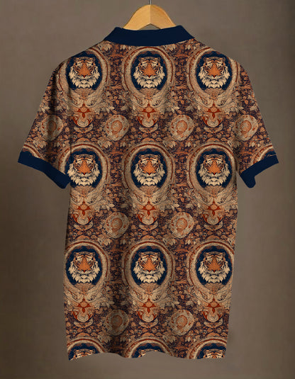 Cotton Printed Polo Tee #10