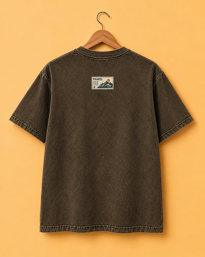 PRINTED * ACID WASH OVERSIZED TEES #14