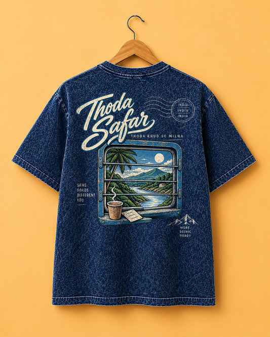 Blue Horizon * ACID WASH OVERSIZED TEES #16