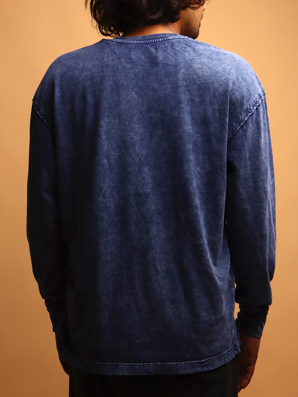 Indigo * ACID WASH SWEATSHIRT #7