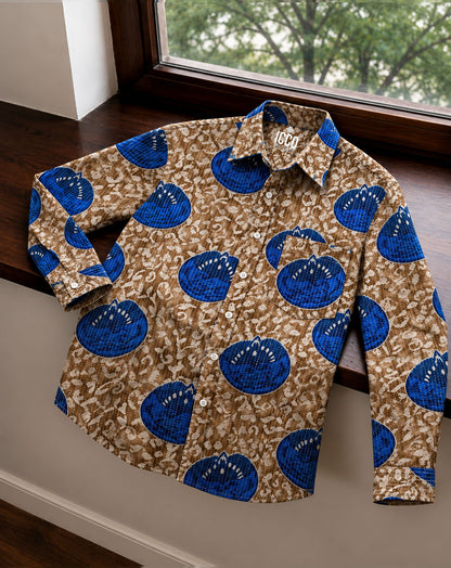 Batik Blue* Dobby Shirt #26