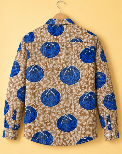 Batik Blue* Dobby Shirt #26